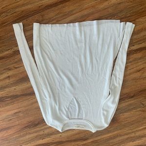 project social tee cutout long sleeve